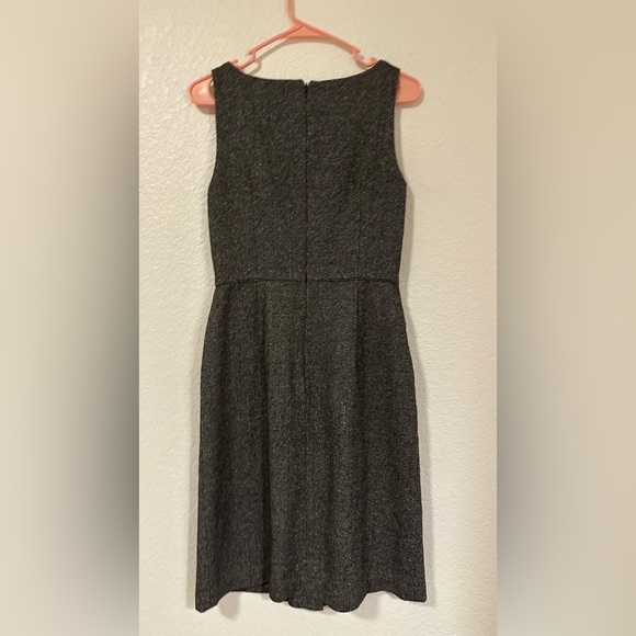 Ann Taylor Charcoal Sleeveless Midi Dress - Picture 2 of 4
